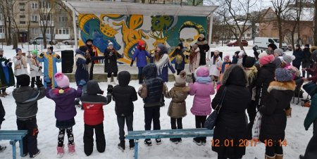 Відбулось свято «Новорічно-різдвяна феєрія» біля клубу «Прометей»