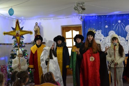 Новорічно-різдвяне дійство  для вихованців містечка милосердя Святого Миколая