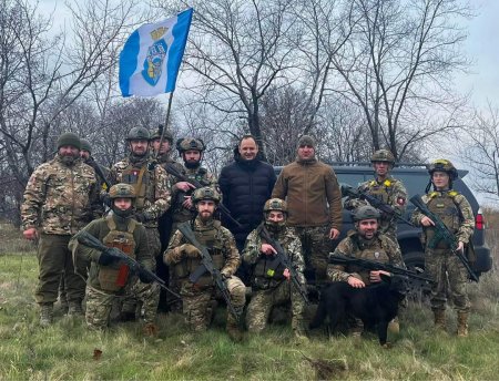 Руслан Марцінків відвідав захисників на Донеччині