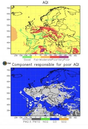 Якість атмосферного повітря може погіршитися